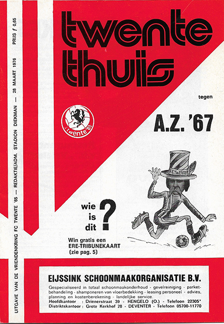 AZ Programma 28-maa-1976 Twente uit